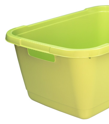 Ruháskosár, 52 L, zöld - UTOLSÓ 10 DB
