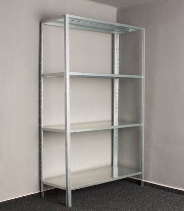 Idea fém polcrendszer, 4 polc, 200x120x60 cm, 120kg