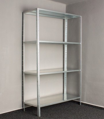 Idea fém polcrendszer, 4 polc, 200x80x30 cm, 100 kg