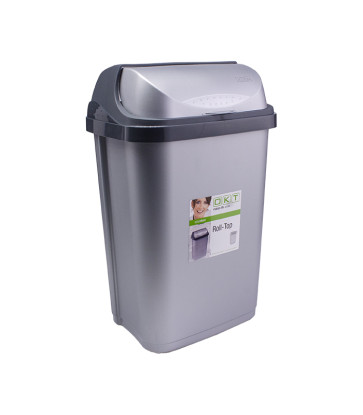 "Roll-Top" Szemetes,  25 l, ezüst   UTOLSÓ 1 DB