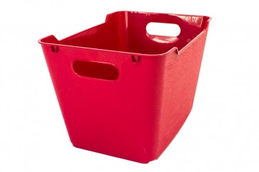 Loft műanyag tároló doboz 1,8 L, sötétpiros, 19,5x14x10 cm - UTOLSÓ 4 DB