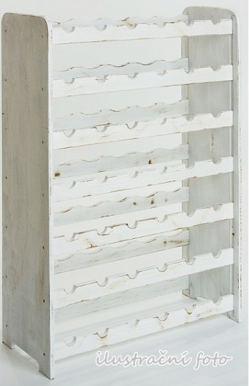 Rutkin Bortartó, 42 üvegre, lazúr – fehér, 94x63x27 cm