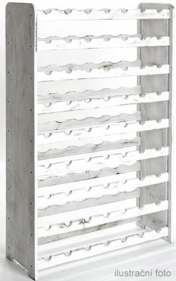 Racon Bortartó, 63 üvegre, Lazúr – fehér, 118x73x25 cm