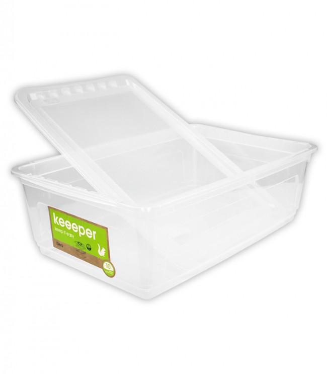 Basixx Muanyag Tarolo Doboz 30 L Atlatszo 59x39x18 Cm
