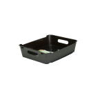 Loft műanyag tároló doboz A5, grafit, 28x22x6,5 cm UTOLSÓ 12 DB