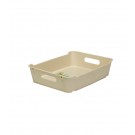 Loft műanyag tároló doboz A5, krémszínű, 28x22x6,5 cm UTOLSÓ 7 DB