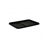 Robusto műanyag fedél, grafit, 40x30 cm   UTOLSÓ 27 DB