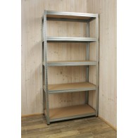 Helios fém polcrendszer, 5 polc, 180x90x35 cm, 175 kg
