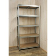 Helios fém polcrendszer, 5 polc, 180x100x60 cm, 275kg