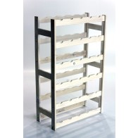 Rendal Bortartó, 30 üvegre, Lazúr - fehér, 86x53x25 cm