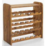 Rubit Bortartó, 24 üvegre, Lazúr – paliszander, 62x63x25 cm