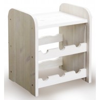 Ricos Bortartó, 6 üvegre, Lazúr – fehér, 38x33x27 cm