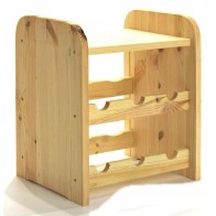 Ricos Bortartó, 6 üvegre, Natúr, 38x33x27 cm