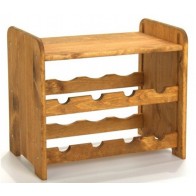 Romman Bortartó, 8 üvegre, Lazúr – gesztenye, 38x42x27 cm