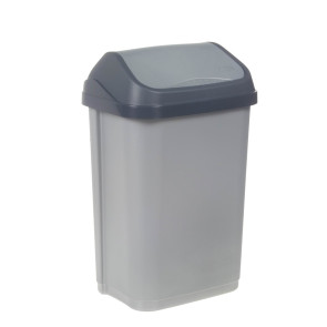 "Swing-Bin" Szemetes, 25 l, ezüst - UTOLSÓ 3 DB