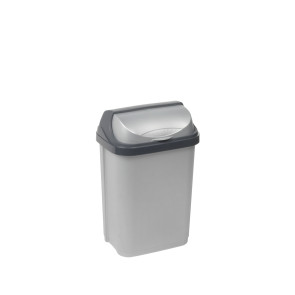 "Roll-Top" Szemetes, 10 l, ezüst   UTOLSÓ 4 DB