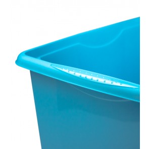 Colours műanyag tároló doboz, 45L, kék, 55x39,5x29,5 cm - UTOLSÓ 8 DB