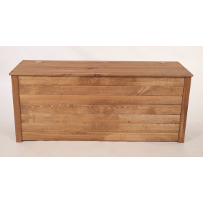 DŘEVĚNÁ ÚLOŽNÁ TRUHLA PALISANDR 200L, 48x115x39cm