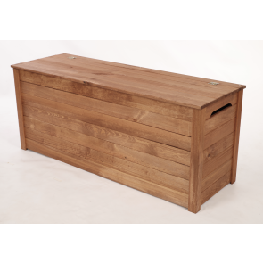 DŘEVĚNÁ ÚLOŽNÁ TRUHLA PALISANDR 200L, 48x115x39cm
