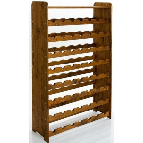 Rack Bortartó, 56 üvegre, Lazúr – paliszander, 118x72x27 cm