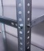 Metal fém polcrendszer, 4 polc, 150x80x40 cm, 100 kg