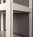 Vega fém polcrendszer, 5 polc, 180x80x40 cm, 130 kg, fehér