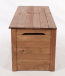 DŘEVĚNÁ ÚLOŽNÁ TRUHLA PALISANDR 140L, 48x81x39cm