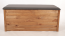 DŘEVĚNÁ ÚLOŽNÁ TRUHLA S POLSTROVÁNÍM, PALISANDR 270L, 51x115x52 cm