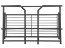 Kovový regál Evolution, černý, 2 police, 44x67x30 cm