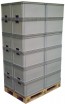 Robusto műanyag tároló doboz, 64 L, 60x40x32 cm