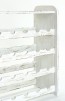 Rubit Bortartó, 24 üvegre, Provance – fehér, 62x63x25 cm