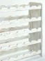 Rothis Bortartó, 30 üvegre, Provance – fehér, 65x63x27 cm