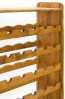 Rack Bortartó, 56 üvegre, Lazúr – gesztenye, 118x72x27 cm