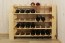 Állvány borok tárolására, 35 üvegre, "Natur", 64x80x30 cm