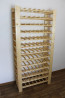 Állvány borok tárolására, 91 üvegre,"Natur", 166,4x80x30 cm   UTOLSÓ 5 DB